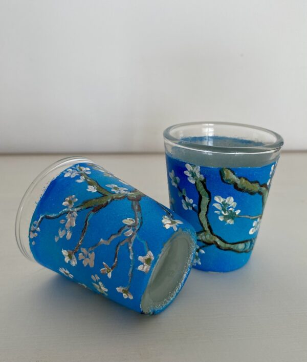 Hand painted Van Gogh Shot Glasses