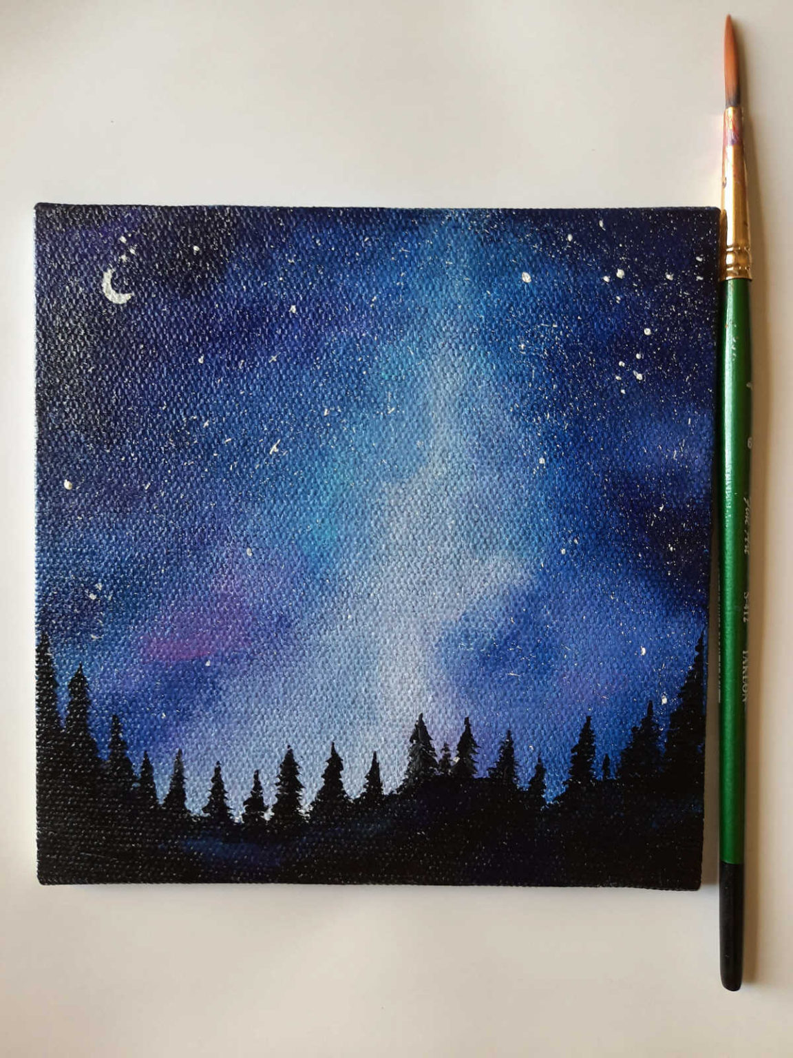 Mini Canvas Painting - Starry Nights | imagicArt