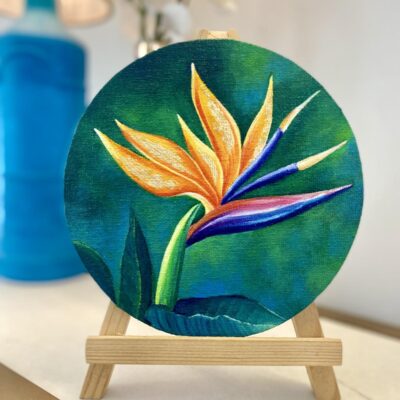 Mini Canvas Painting - Bird of Paradise