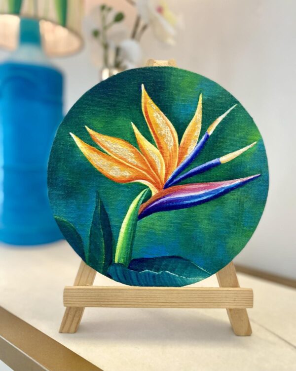 Mini Canvas Painting - Bird of Paradise