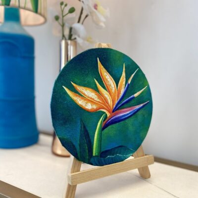 Mini Canvas Painting - Bird of Paradise