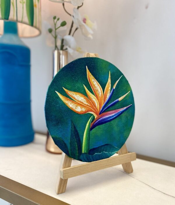 Mini Canvas Painting - Bird of Paradise